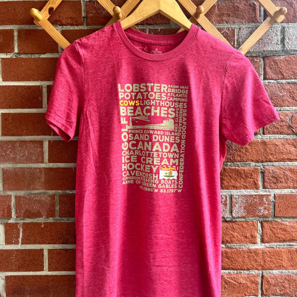 Cows Inc. PEI Red Graphic T-Shirt